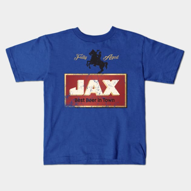 Jax Beer Kids T-Shirt by MindsparkCreative